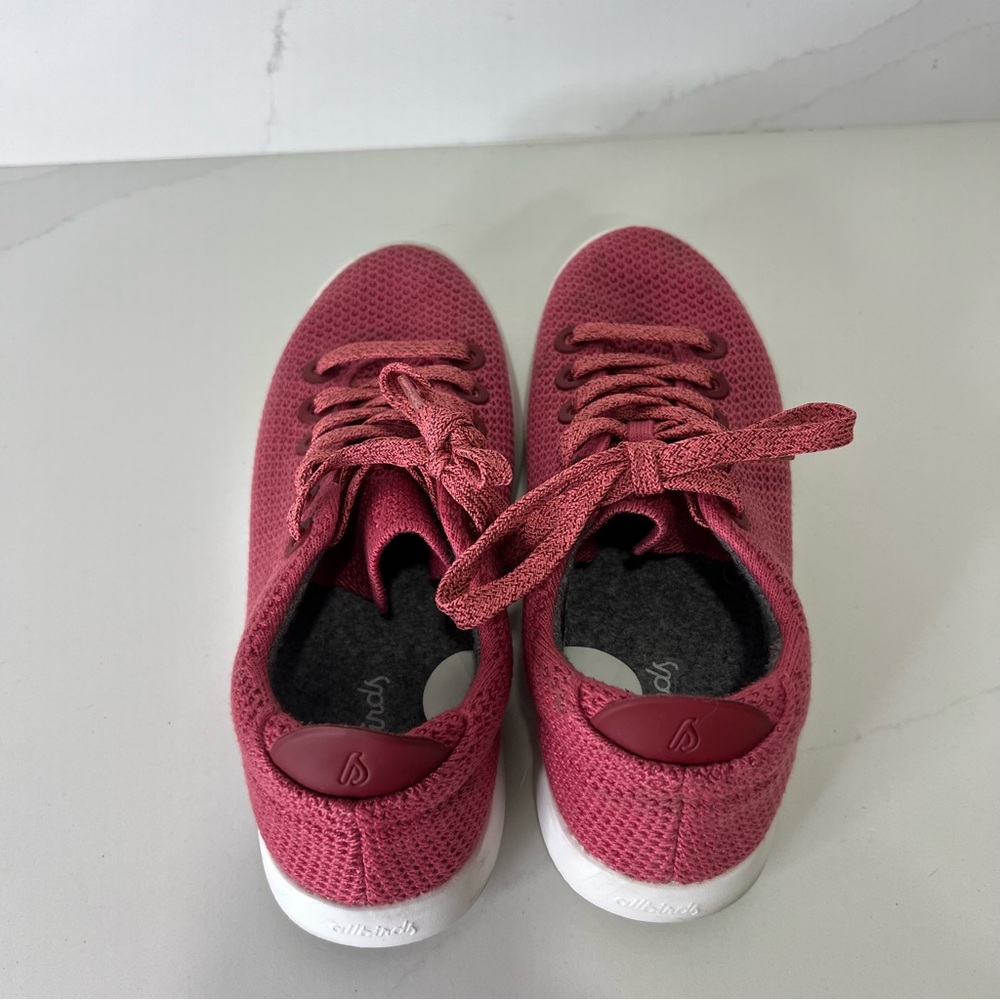 Allbirds Womens Tree Piper Sneakers Lux Pink Lightweight Washable Shoes Size 7 - Picture 9 of 16